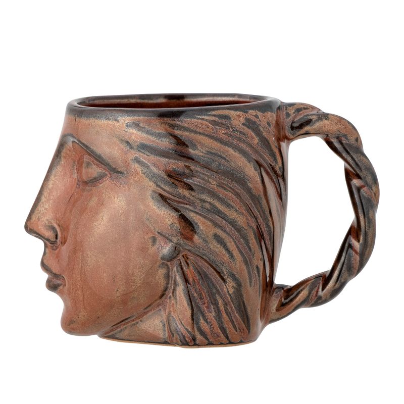 Mugg Brun Stengods Reeha | Bloomingville