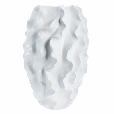 Lene Bjerre Sannia Vas Vit Keramik H48 cm