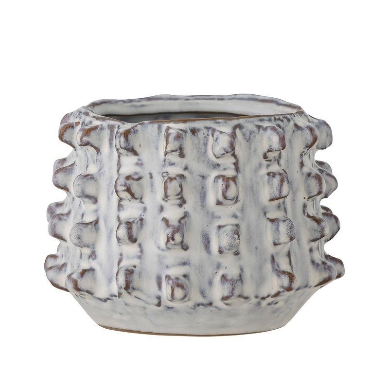 Kruka Vit Stengods Brena | Bloomingville