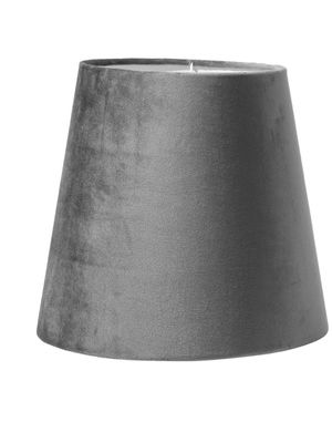 PR Home Queen Lampskärm Sammet Grå 12cm