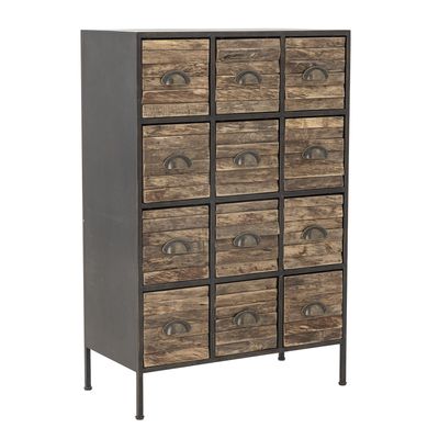 Matteo Lådor Svart Metall H92cm Bloomingville Creative
