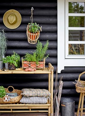 Dekorationskruka Svart Terrakotta Avo | Bloomingville