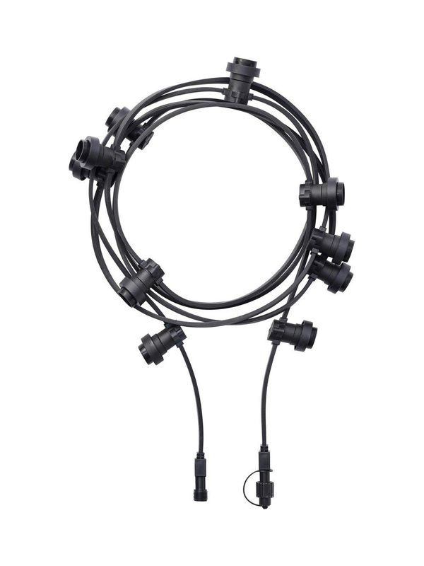 PR Home Bright ljusslinga Svart 4,9m,utbyggnad