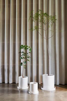 Blomkruka Vit Stengods OYOY LIVING