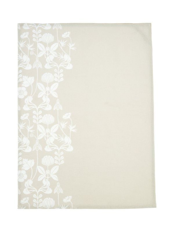 De Mina Kökshandduk Beige 50x70cm | Svanefors