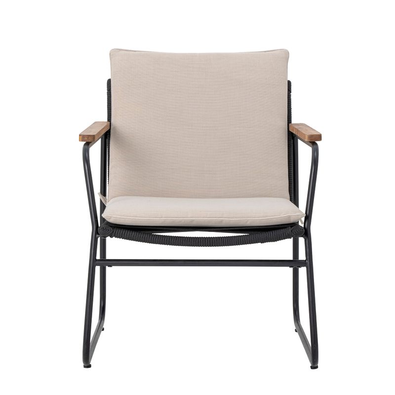 Fåtölj Svart Metall Hampton | Bloomingville