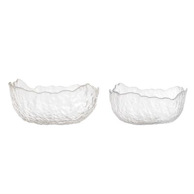 Skål Klar Glas Hewan Set om 2 | Bloomingville