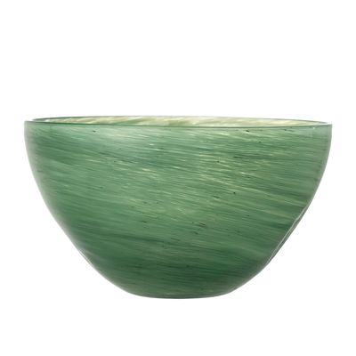 Skål Grön Glas Esmaralda | Bloomingville