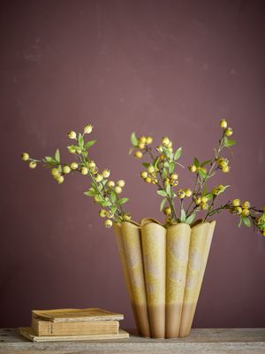 Penn Vas Gul Stengods Ø25.5 cm Bloomingville Creative