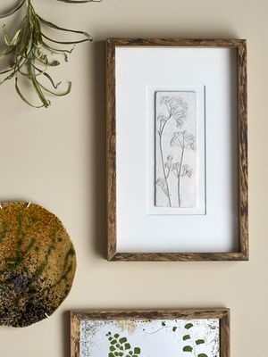 Mey Illustration med ram Natur Gran H48.5cm Bloomingville Creative