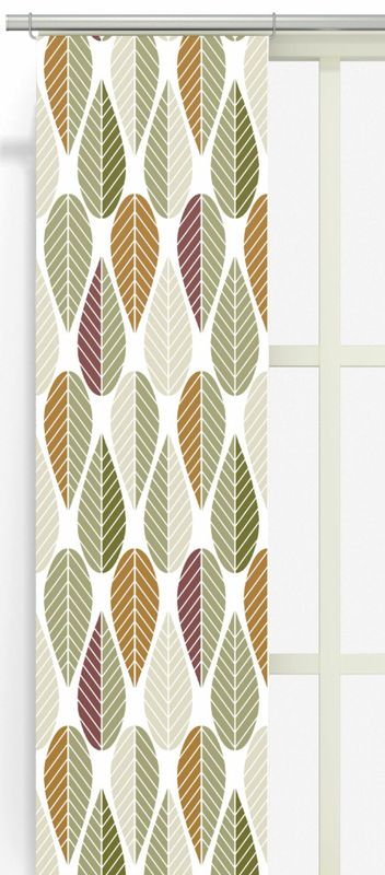 Blader grön/rost panellängd 2 pack Arvidssons Textil