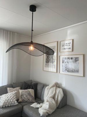 Vivi Taklampa 79cm Svart metall takkopp Justerbar | PR Home