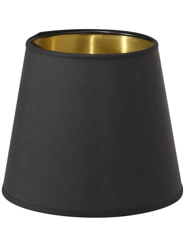 PR Home Mia Lampskärm Svart/Guld 17cm