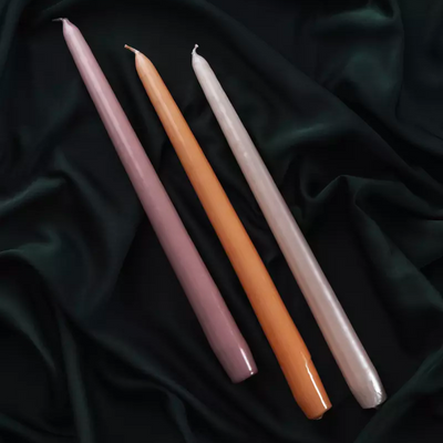 Hilke Collection Herrgårdsljus - Rosa Metallic