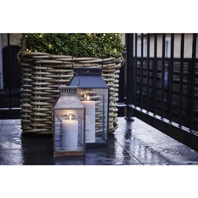 Lene Bjerre Signe Lykta Mässing Järn H30.5 cm