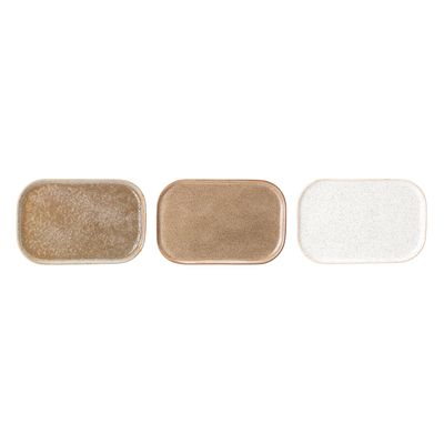 Tallrik Grå Stengods Addison 3-pack | Bloomingville