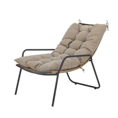 Boel Solstol med pall Natur Metall H77cm Set om 2 Bloomingville