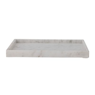 Bricka Vit Marmor Majsa | Bloomingville