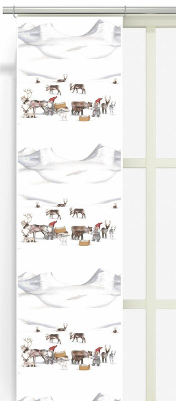 Tomteland offwhite panellängd 2 pack Arvidssons Textil