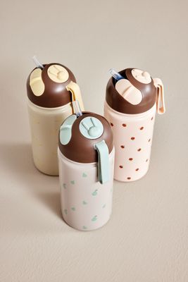 Drickflaska Lera/Grön Aluminium. Plast. Silikon OYOY MINI