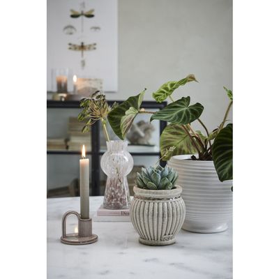 Lene Bjerre Catharinia Blomkruka Benvit Keramik H25 cm