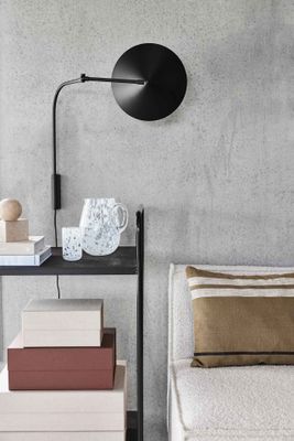 Vägglampa Svart Metall. Aluminium OYOY LIVING
