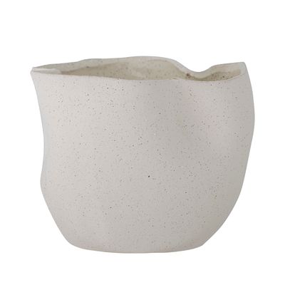 Kruka Vit Stengods Sanam | Bloomingville