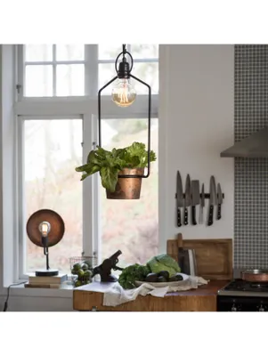 Upptown Fönsterlampapa Svart 57cm | PR Home
