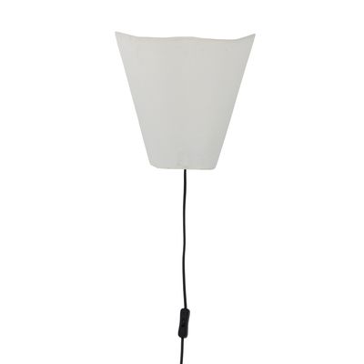 Vägglampa Vit Papper Janese | Bloomingville