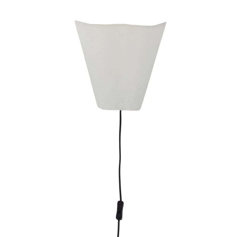 Vägglampa Vit Papper Janese | Bloomingville