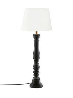 Doris Bordslampa med oval Skärm 64cm Rustik Svart | PR Home