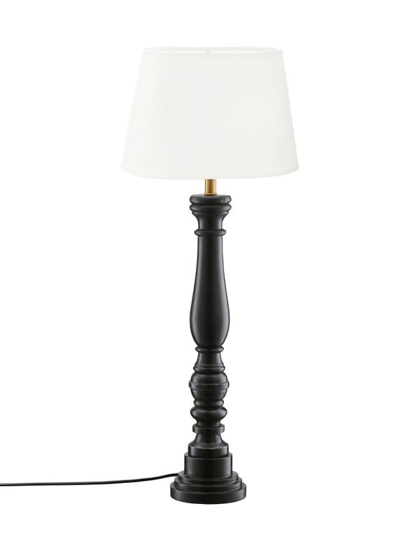 Doris Bordslampa med oval Skärm 64cm Rustik Svart | PR Home
