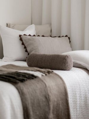 Svanefors Ida Kuddfodral Mörkbrun 40x60 cm