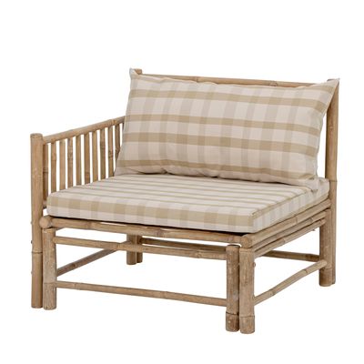 Modulsoffa vänster hörn Natur Bambu Korfu | Bloomingville