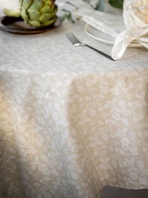 De Mina Duk Beige 140x280cm | Svanefors