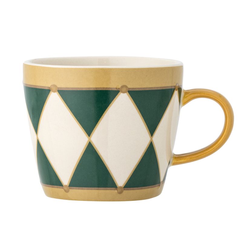 Mugg Grön Stengods Jolly | Bloomingville