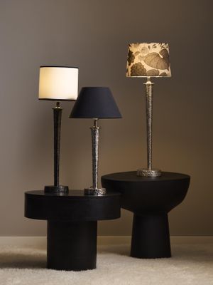 Bob Lampfot Svartkrom 53 cm | PR Home