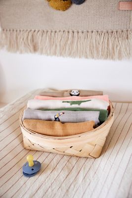 Muslin Lera / Karamell Ekologisk Bomull OYOY MINI
