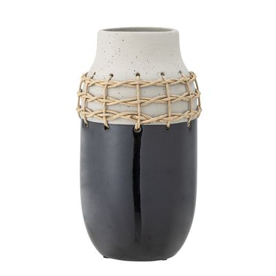 Janie Vas Svart Keramik Ø16cm Bloomingville
