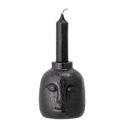 Ljusstake Svart Stengods Eliot | Bloomingville