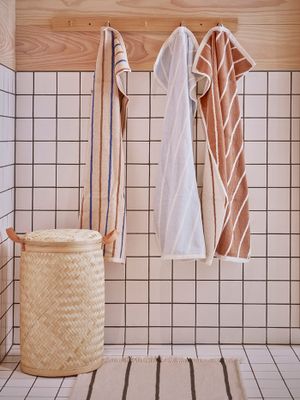 Badrumsmatta Dammblå Återvunnen Polyester OYOY LIVING