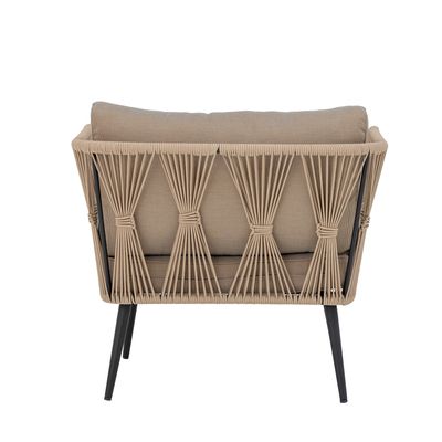 Fåtölj Brun Metall Pavone Fire-resistant | Bloomingville