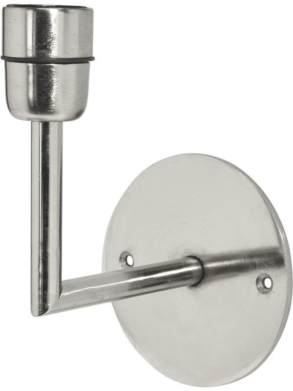 PR Home Base Vägglampa Matt chrome 13cm