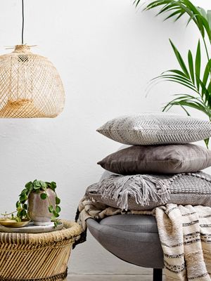 Taklampa Natur Bambu Rodi | Bloomingville