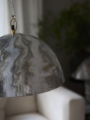 Marnie Taklampa Marmor 45cm Grå | PR Home