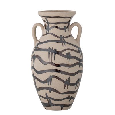 Vas Svart Stengods Ohana | Bloomingville