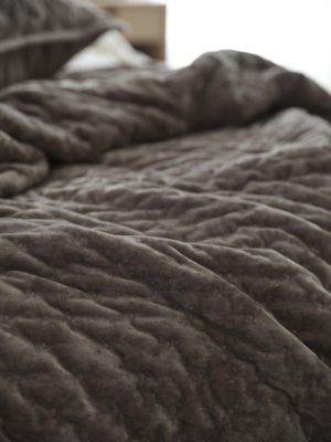Svanefors Cia Överkast Dubbel Mörkbrun 260x260 cm