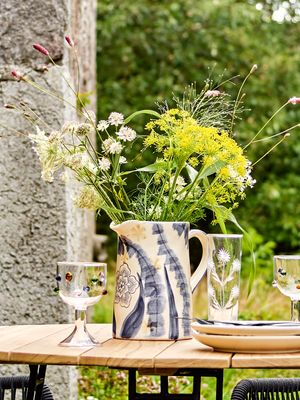 Vas Blå Stengods Anuuk | Bloomingville