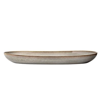 Sandrine Serveringstallrik Natur Stengods L42cm Bloomingville