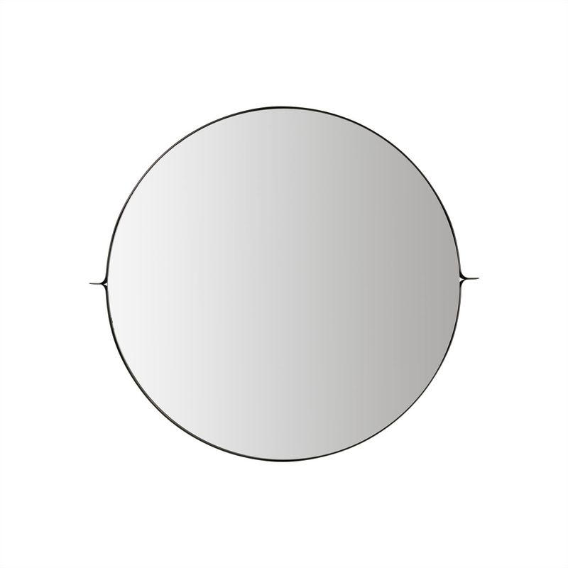Spegel Brunad mässing Rostfritt Stål. Spegelglas. MDF bakstycke OYOY LIVING